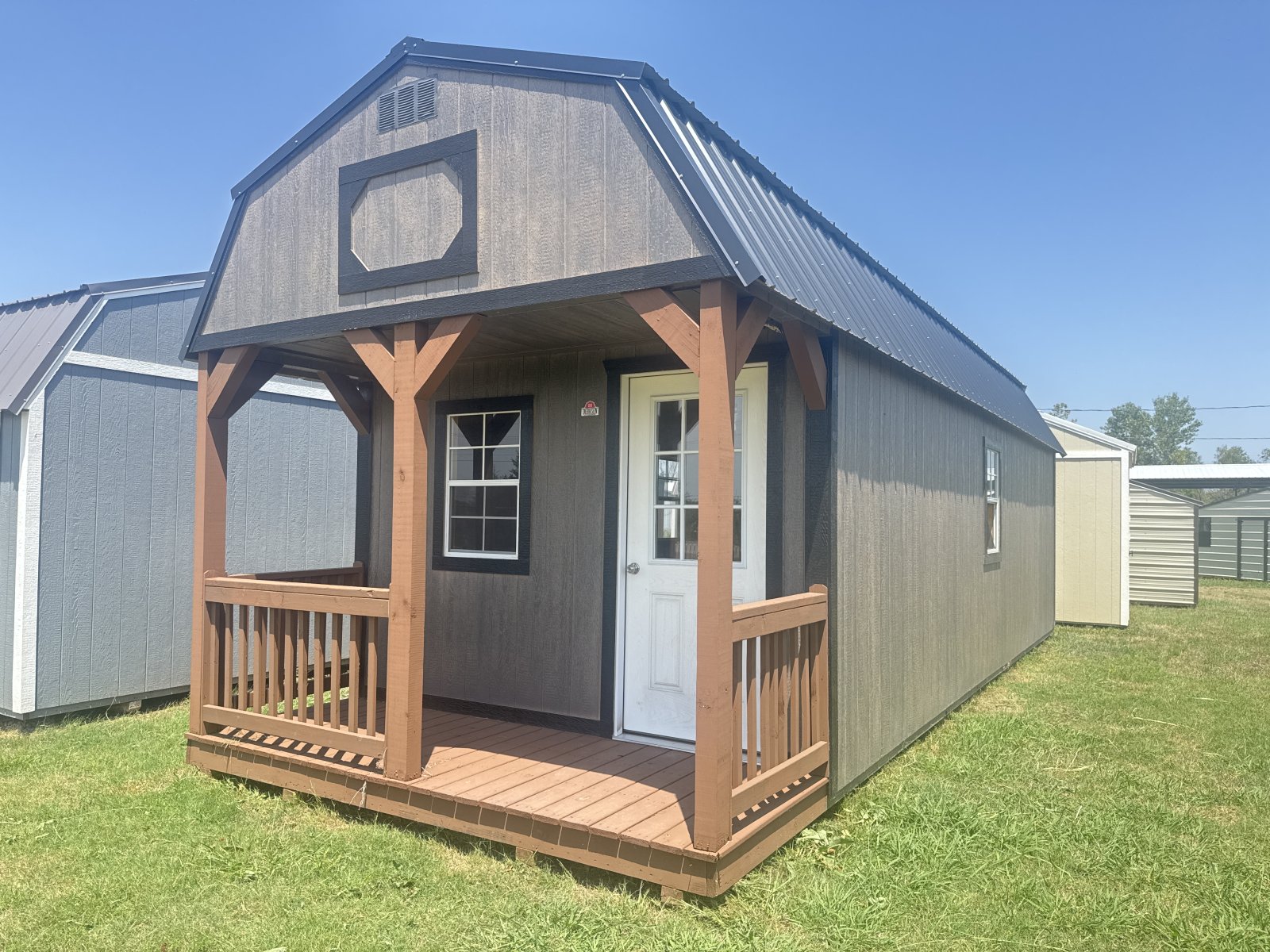 Lofted Barn Cabin 12x32 photo 1